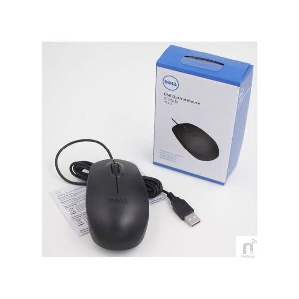 DELL Wired USB Mouse Ms 111 - Black