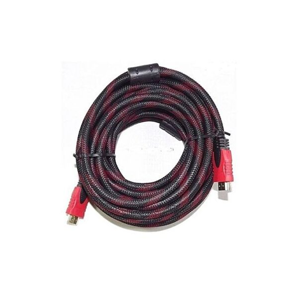 HDMI To HDMI Cable 10 Meters - Red,Black.