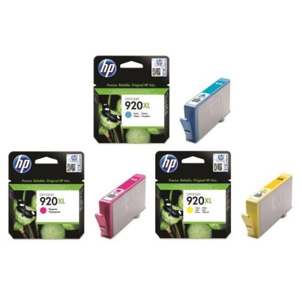 Hp 920 XL Ink cartridge Set - Cyan,Magenta,Yellow