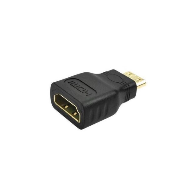 Mini HDMI to HDMI Adapter Connector HD 1080P Black