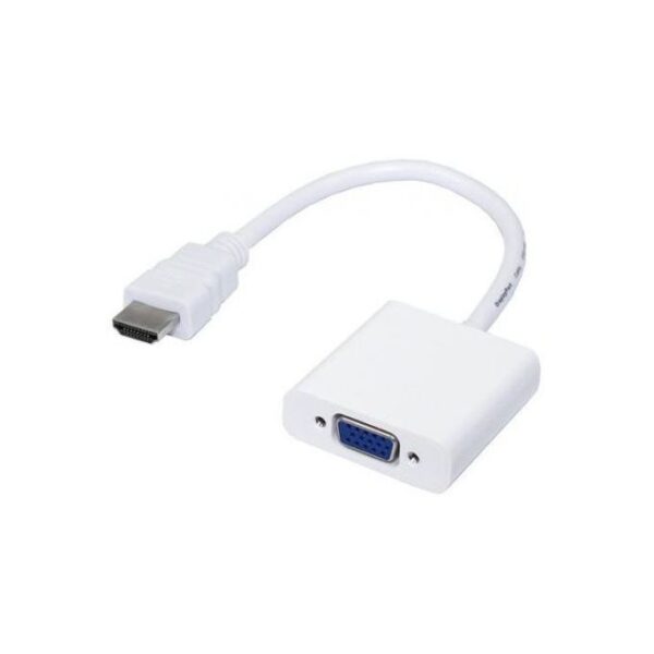 Nano HDMI To VGA Female - White