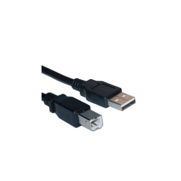 USB 2.0 Printer Cable For Laptop/Printer - Black