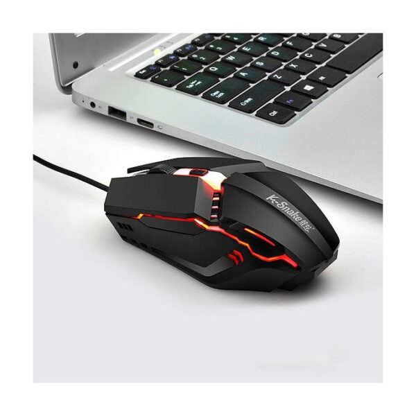 M930 (5+1 Buttons) USB Wired optical Gaming Mouse- Black