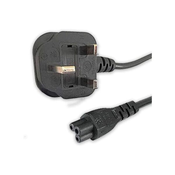 Power Cable 13A 1.5 m - For TV/Printer/PC/Projector, other Appliances - Black