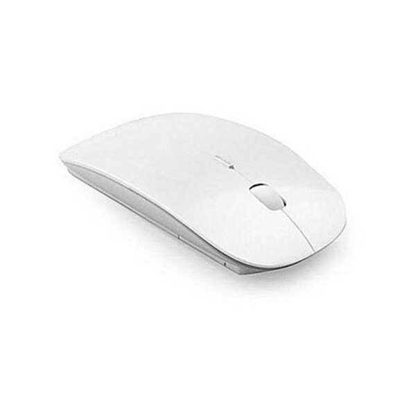 Ultra Slim 2.4 GHz Optical Wireless Mouse + Receiver - White