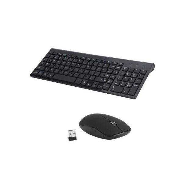 2.4G Black Ultra-Thin Wireless Keyboard&Mouse Set