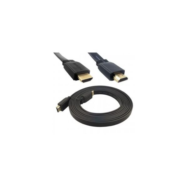 Hdmi And More 1.5m 1080P High Speed HDMI HD Flat Cable - Black