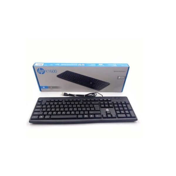 Hp K1600 Desktop Laptop USB Keyboard - Black