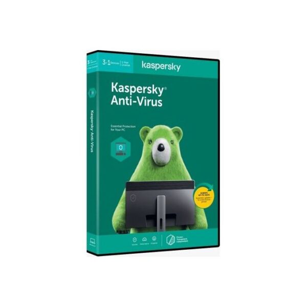 Kaspersky Antivirus 2020 3 Pc +1 Pc