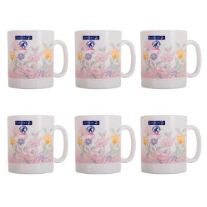 Luminarc 6 Piece Elise Tea Cups