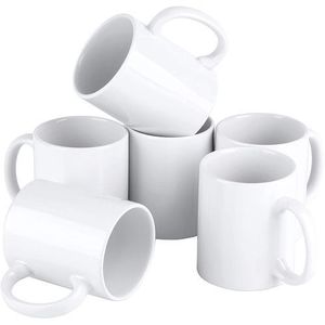 Luminarc 6 Piece Ceramic Tea Cups