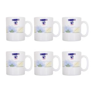 Luminarc 6 Piece Blue Essence Coffee Mug Set