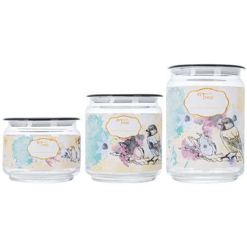 Luminarc 3 Pack Happy Bird Sugar Bowl Set