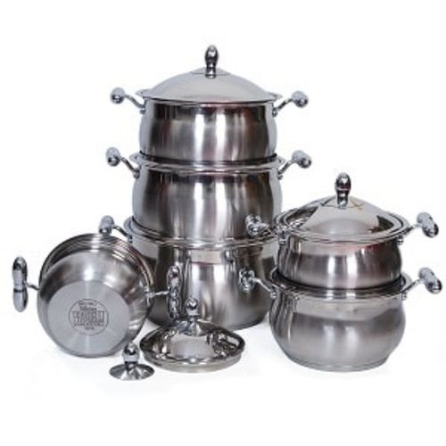 Regail 6 Pack Heavy Duty Saucepan Set