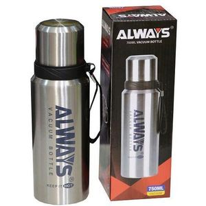 Always Stainless Steel 1.0 Litre Portable Flask