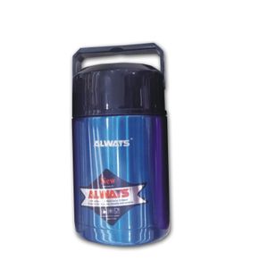 Always Stainless Steel 1.0 Litre Food Flask(Blue)