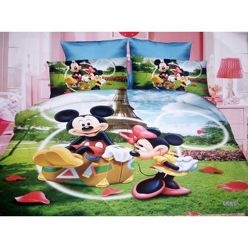 4x6 inch Mickey Mouse Venture Comic Styled Duvet Cover.