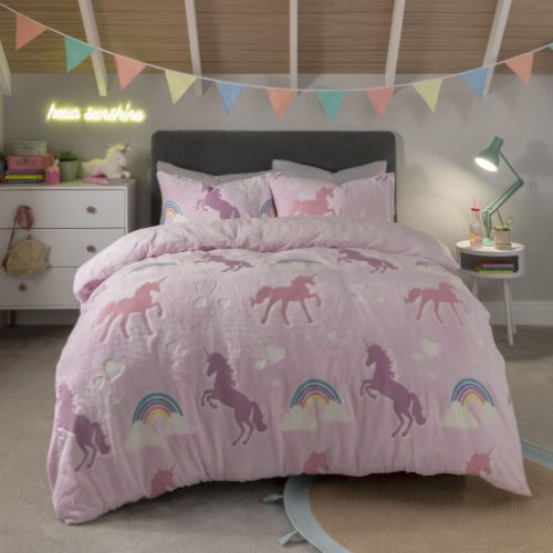 Single Pack AK Rainbow Unicorn Glow Duvet