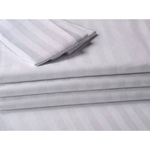 6x6x8 inch 4 Pack Satin Striped Bedding Set