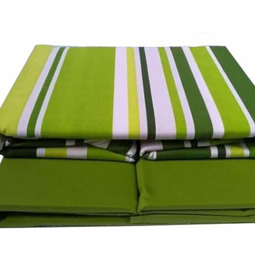 5x6 inch 2 Pack Green Striped Bedsheet Set