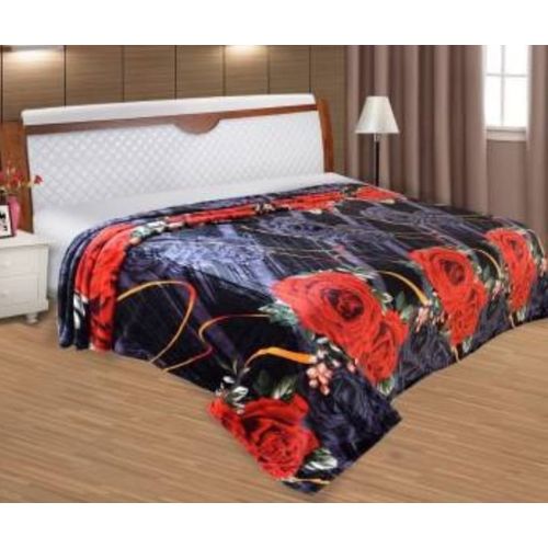 6x6 inch 4 Pack Floral Patterned Woolen Bedcover Set