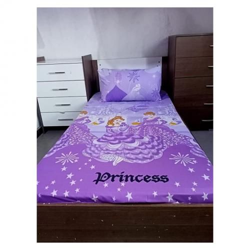 4x6 inch 2 Pack Comic Styled Princess Duvet Set