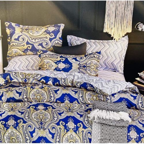 6x6 inch 4 Pack Microfiber Classical Arch Print Duvet Set