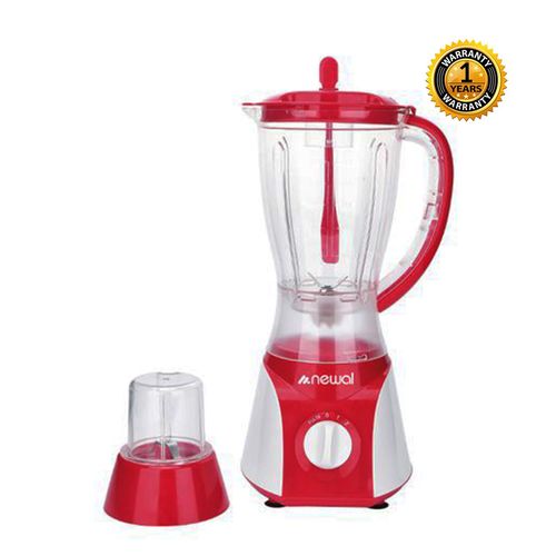 Newal NWL-3042 2-in-1 Food Processor Set (Red/White)