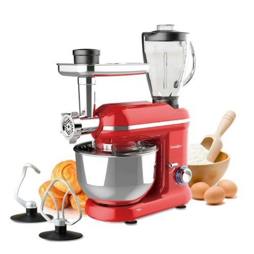 Sonifer SF-8056 5.5 Litre 3-in-1 Food Processor (Red)