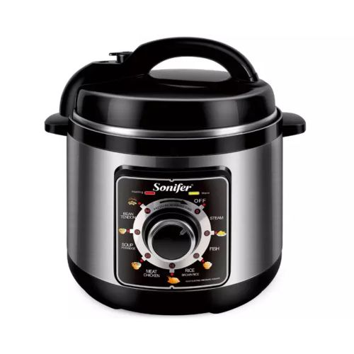 Sonifer SF-4009 6.0L Pressure Cooker(Silver/Black)