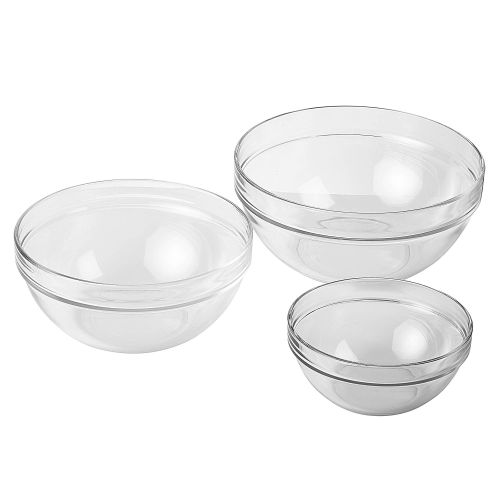 Luminarc 3 Piece Oven Bowl Glass Set