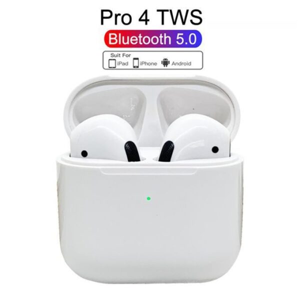 TWS Pro 4 wireless Sports Bluetooth Headset Hands- White