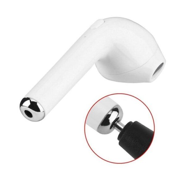 HBQ I7 Mini Bluetooth Headphone Earbus 4.1 Stereo Single Ear - White