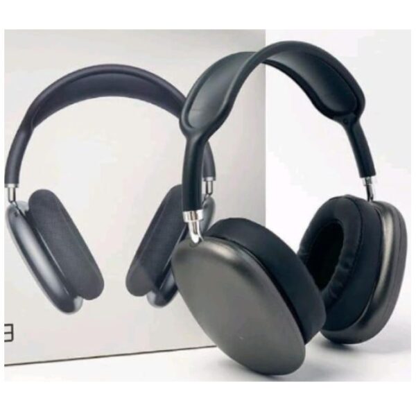 Wireless Bluetooth Headphone Latest With Stereo - Silver Black