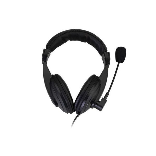 Bass Headphones Wired Headphones With Microphone - Black