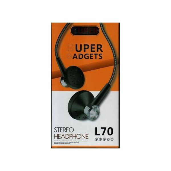 Gadget Super Gadgets Stereo Headphones L70- Black