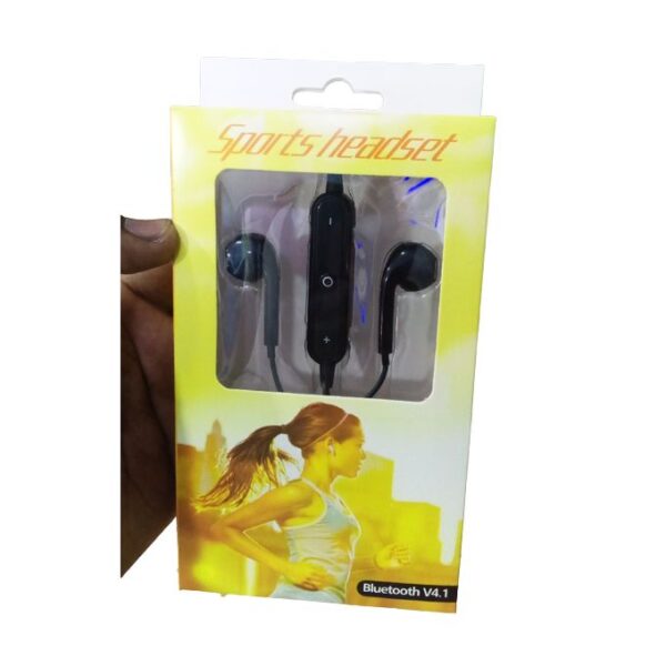 Sports Bluetooth Stereo In Ear Headset - Black