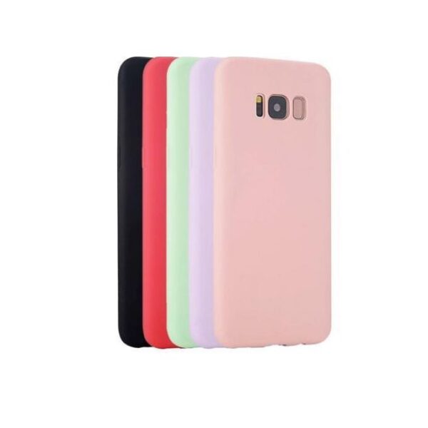 Silicone Case for Samsung galaxy S8 S9 S10 Plus S6 S7 edge S4 S5 neo Note 8 9 3 4 5 A3 A5 A7 2015 2016 2017 Luxury Phone Cover(Purple)