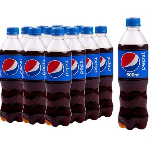 Pepsi Regular 500ml x 12 PVC Bottles Carton