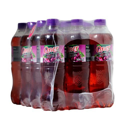 Oner Grape Berry Juice Fusion 500ml x 12 PET Bottle Carton