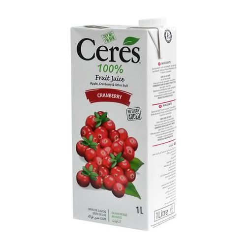 Ceres Cranberry 1.0 Litre Pack