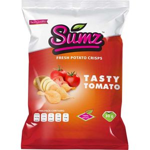 Sumz Tasty Tomato 30g Crisps Pack