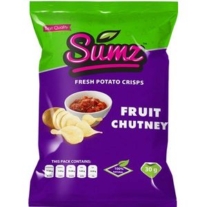 Sumz Fruit Chutney 30g Crisps Pack