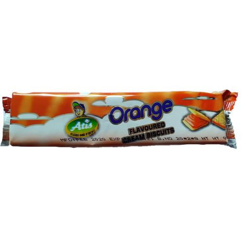 Atis Orange Flavored Cream Biscuits (24 Packs)