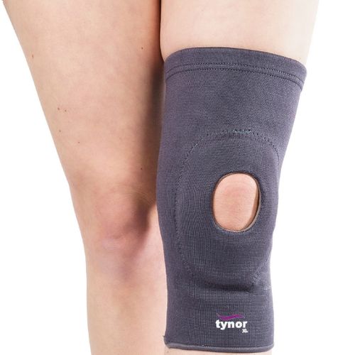 Tynor Elastic Compression Knee Sleeve Brace(Grey)