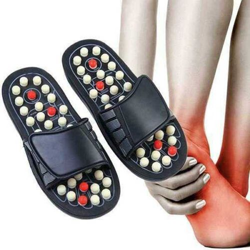 Acupoint Massage Slippers (Black)