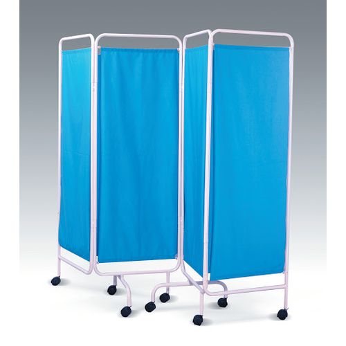 Medical Grade 4 Panel Ward Screen (Blue)