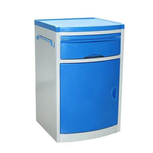 Medical Grade Plastic Bedside Locker (Blue)