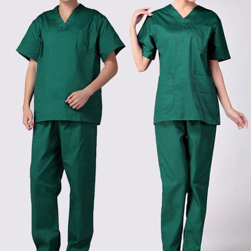 Polycotton Medical Uniform 2Pc Set (Dark Green)