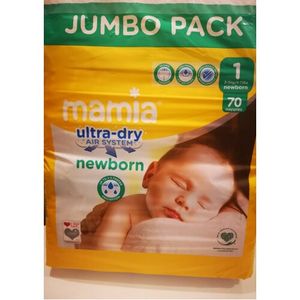 Mamia Nappies Jumbo Pack (70 Piece Diapers)